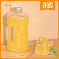 2.2L Gym Water Bottle with Handle, BPA Free Large Sports Bottle