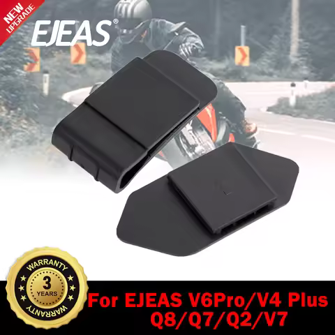 Motorcycle Helmet Intercom Mounting Clip For EJEAS V4 PLUS/V6 PRO+/Q7/V7/Q8 Double-Sided Tape Base 1