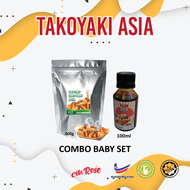 PEK JIMAT GEMBIRA TEPUNG TAKOYAKI ASIA 400GM + SOS TAKOYAKI 100ML