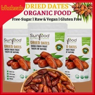 Organic FoodDubai Dates Pitted Dates DRlED DATES Free Sugar Vegan GluteenFree Sunfood Super food