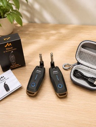 Most M-Wireless Guitar ไวเลสกีต้าร์ไร้สาย ส่งสัญญาณไกล 30 เมตร แบตอึด 5 ชั่วโมง พร้อมกระเป๋าพกพา