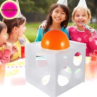 Strongaroetrtomj 11 Holes Balloon Sizer Box PP Square Balloon Measurement Tool For Balloon Arches SG
