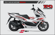 Sticker PCX 160 PUTIH Murah Cutting Stiker New Pcx KODE U Bahan Oracal Asli