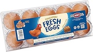 Chew's LC plus Vitamin E Fresh Brown Eggs, 60g, 10 Count
