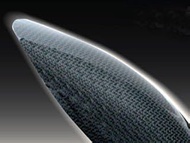 COERCE 0-42-CFCX1201 Front Fender/FX Carbon (Disturbed Twill) [VTR/VTR (FI)]