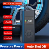 12V Air Compressor Portable 5 in 1 Car Air Pump Electric Tire Inflator Wireless Compressor Tire For Car Motorcycle Balls