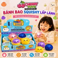 Glowing Squishy Dumplings Blind Box, Cute, Multicolored, Blind Box Hot Trend Super Soft Stress Relie