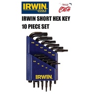 10PCS 1.5-10MM 9097000 IRWIN T10755 SHORT HEX END ALLEN KEY SET CWH TOOLS SDN BHD KING TOYO REMAX JE