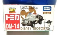 盒損品內容全新絕版 正版 Tomica 玩具總動員 迪士尼 DM-14 DM14 胡迪 警車 警察車 巡邏車 胡迪警察車