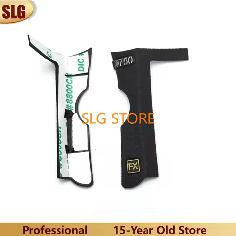 New For Nikon D750 Sync Port Front Side Rubber Cover +D750 LOGO + FX Camera Part+ Sticky tape Repair