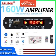 Bluetooth Amplifier Board 200W 2x100W Stereo MP3 FM USB TF AUX Karaoke Decoder With Mic Input Spectr