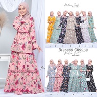 (S-XL) MALINA SUIT BLOUSE AND SKIRT CASUAL SET MUSLIMAH BRIDESMAID DINNER KENDURI | READY STOCK |NEW