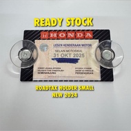 car roadtax holder small new 2024 honda merah honda