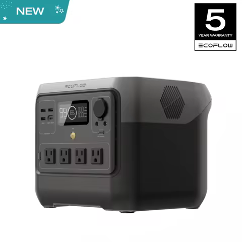 ECOFLOW Solar Generator RIVER 2 Pro 716Wh LiFePO4 Battery, 4x800W AC Outlets (1600W Surge), Solar Ge