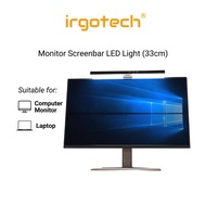 IRGOTECH Monitor Screenbar Light 33cm Computer Monitor Light Bar with Dimming USB Powered Monitor an