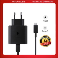 45W PD fast charger (charger + Type C cable) for Samsung/OPPO/... phones
