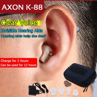 AXON Z-320 Hearing Aid For Adult Original Hearing Aid Rechargeable Lnvisible Ear Sound Amplifier For