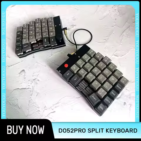 Do52 Split Keyboard Do52pro Mechanical Keyboard 40% Split Keyboard Diy Mini Red Dot Keyboard Thinkpa