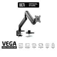 ULTi Ti Premium Aluminium Heavy Duty Gas Spring Arm for 38 43 49 Inch Monitor with Built-in USB 3.0 Audio Mic Ports