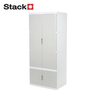 HomePro ตู้เสื้อผ้า  SUPER CODE 69x50x161 ซม. สีเทา แบรนด์ STACKO