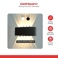 TaffLED Indoor Plastic Body Decorative Wall Lamp 10W 10 LED Warm White - 10T