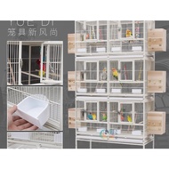 3 Tier Bird Cage Burug Budgie Sun Conure 3 Layer Cage Small Bird Cage Sugar Glider Cage Rabbit Cage
