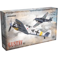Eduard 1/72 Dual Combo Limited Edition Germany Gustav Part 2 Bf109G-6 (Late)/14 Plastic Model EDU214