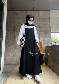 BigSize Dress Gamis NAISHA Dress Gamis Tunik Hijab Irise Wanita korea A Line Pantai Midi Casual Tuni