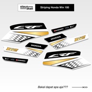 HONDA Striping Win 100 Variation (9) Original JapaneseOriginal Japan Service Custom TS Semi Trail Tr