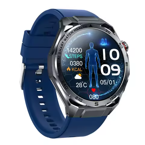 Men AI Smart Watch ECG Analysis Health Monitoring Micro Physical Examination BT Calling Outdoor Spor
