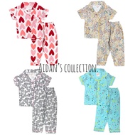 Pyjamas Button Jumping Beans Girl / Baju Tidur Butang Kanak-Kanak Perempuan ( 1 - 6 Tahun )