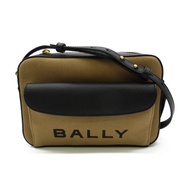 BALLY 單肩包 BAR DANIEL 6304577 織物皮革棕色黑色全新斜背包