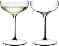 Riedel Coupe/Cocktail - Crystal Glass - 11,835oz (full) - Set of 2-6424/09 - Grape At Vintage Cockta