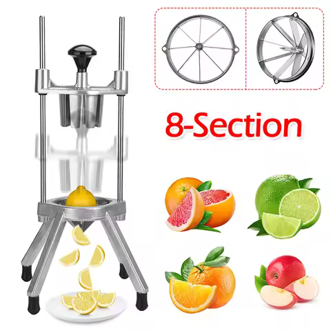 8-Section Wedger Lemon Slicer Cutter Lemon Wedge Slicer Chopper for Household Commercial Bar Restaur