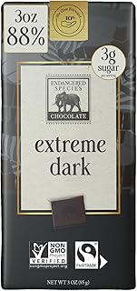 Endangered Species, Extra Dark Chocolate, Panther, 3 oz