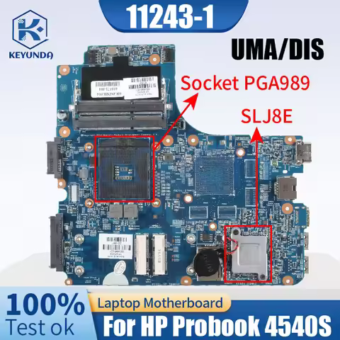 For HP Probook 4440S 4540S 4740S 4441S Laptop Motherboard 683494 683494 683495-601 11243-1 SLJ8E Not