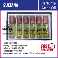 SULTANA - Perfume Attar Oil - (6 x 8ml)
