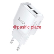 Robot Rt-K6 Charger Adapter Rtk6 Batok 2.4A Fast Charging 2 Usb Original Code 286