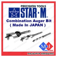 STAR-M ORIGINAL Straight Shank Auger Twist Drill Bit Set Auger Bit Drill Bit Wood Drill