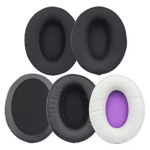Replacement Soft Foam Ice Gel Earpads Protein Net for Kingston HyperX Cloud Mix Flight Alpha S Headp