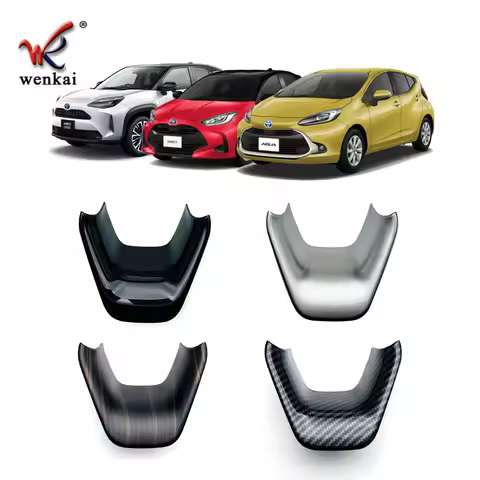 Interior Accessories For Toyota Yaris Cross Aqua Sienta 2021 2022 2023 caronfiber Steering Wheel Pan