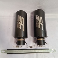 Escape de carreras SC project exhaust pipe 51 mm universal pulg and play