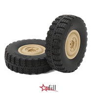 FILL 4Pcs/Set RC Car Wheels, High Performance Rubber RC Tires, Durable 70mm Diameter Replacement RC 