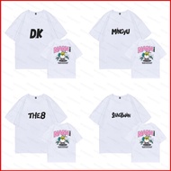 GC1 Nana Tour with Seventeen DK MINGYU THE8 SEUNGKWAN DINO VERNON summer T-shirt Anime Short Sleeve 