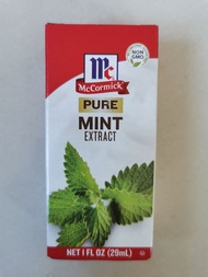 McCormick Pure Mint Extract 29 ml แม็คคอร์มิค กลิ่นมินท์ธรรมชาติ 29 มล.