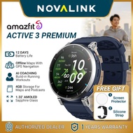 AMAZFIT Active 3 Premium Smart Watch AI Coaching Hyrox GPS Strava Amazfit Watch Amazfit Smartwatch J