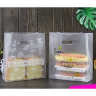 RORA - (50 Pcs) Food transparent packaging bag /Plastic Bag /Baking bag/ Dessert pastry packing bag 