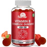 Gummies Kompleks Vitamin B Tanpa Gula - Vitamin B12, B7, B6, B3 (Niacin), B5, B8, B9 (Folate)- Diuji