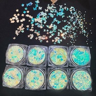 Bottled High Gloss Luminous Nail Art Decorations Butterfly Star Moon Rabbit Glowing Craft Fillings S