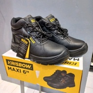 KRISBOW SAFETY SHOES SEPATU PENGAMAN MAXI 6" 👍👍